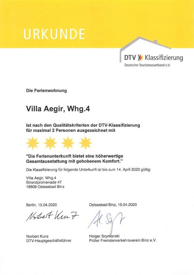 Aegir Whg. 4 Ostseebad Binz
